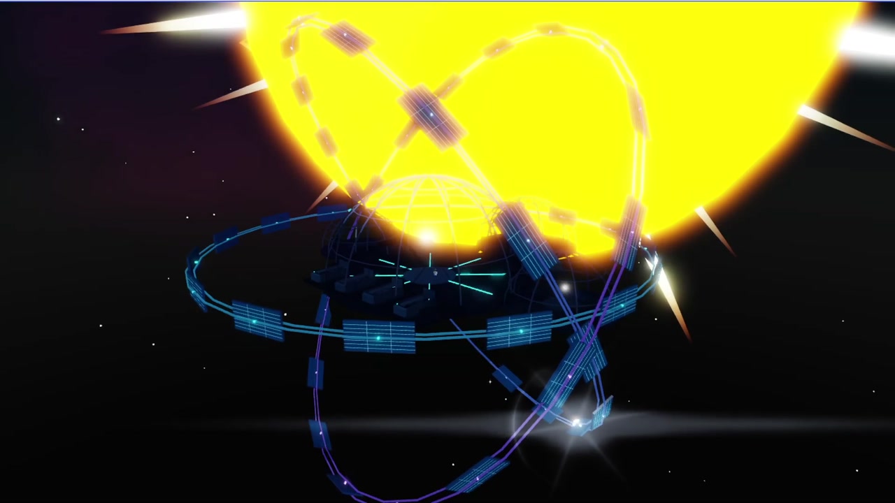 In-game museum station orbiting the Sun
